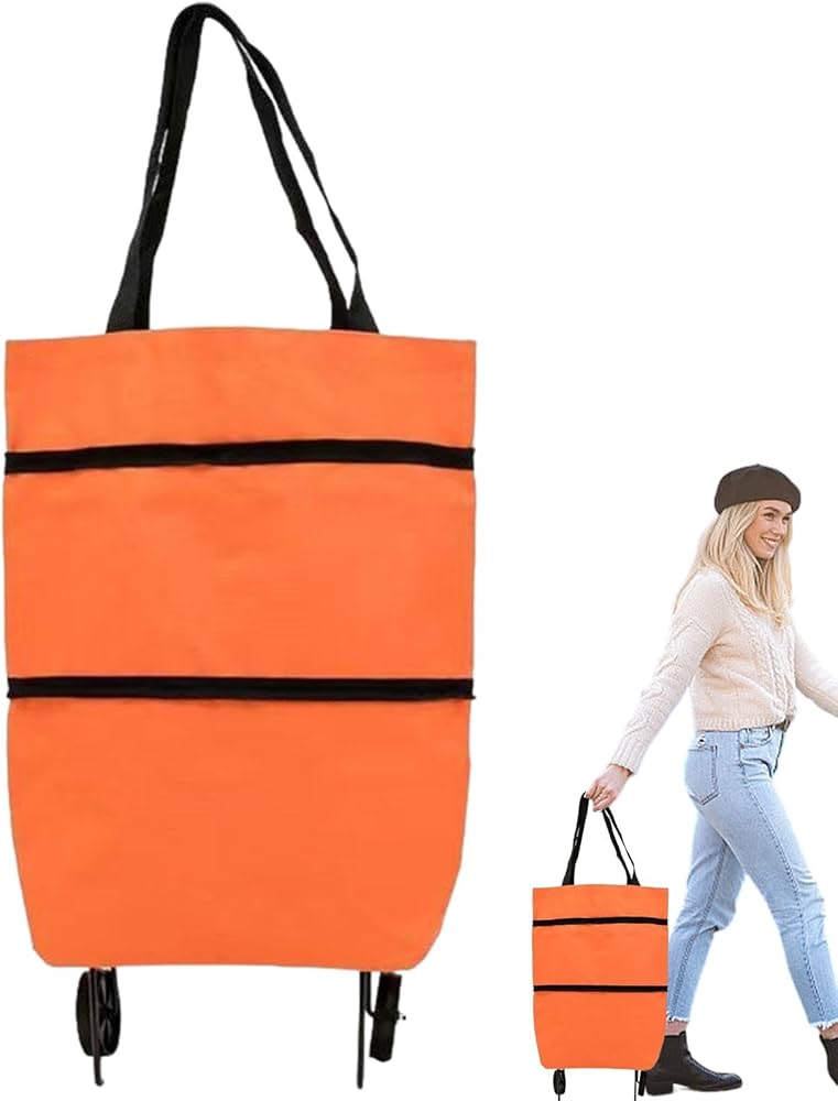 Zložljiva nakupovalna torba na kolesih – RollBag Smart
