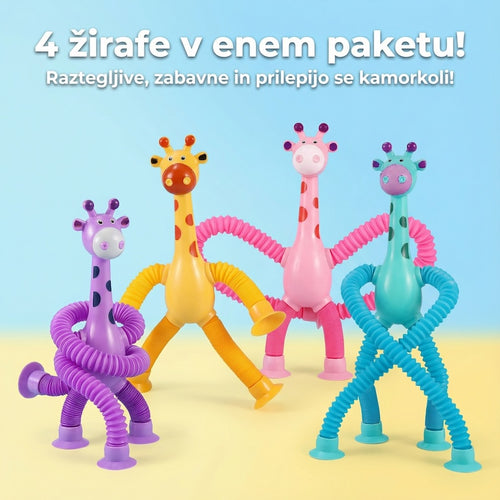 Raztegljiva Žirafa s Priseski